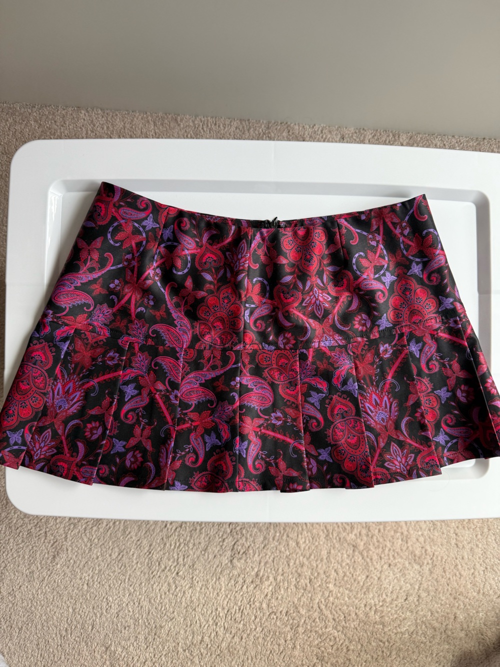 I.AM.GIA paisley low rise mini skirt